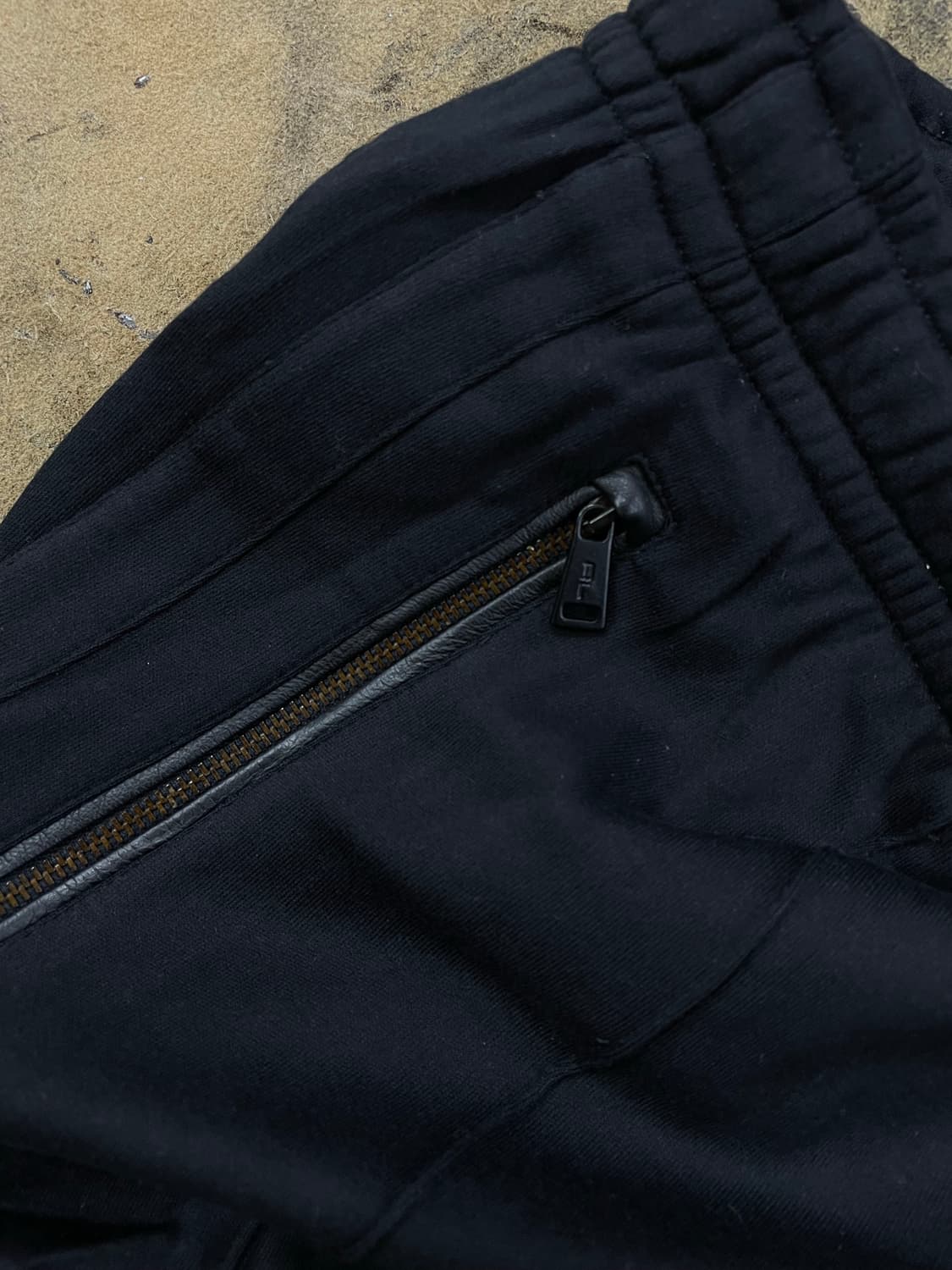 폴로랄프로렌(블랙라벨)/블랙 트레이닝팬츠(S) 상품이미지4