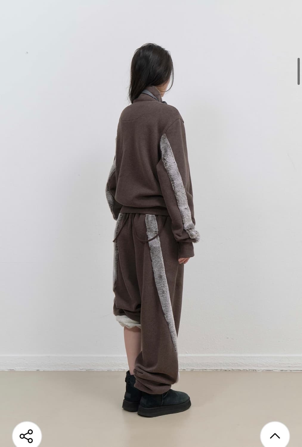 오호스 퍼 집업 / 스톤 브라운 상품이미지3