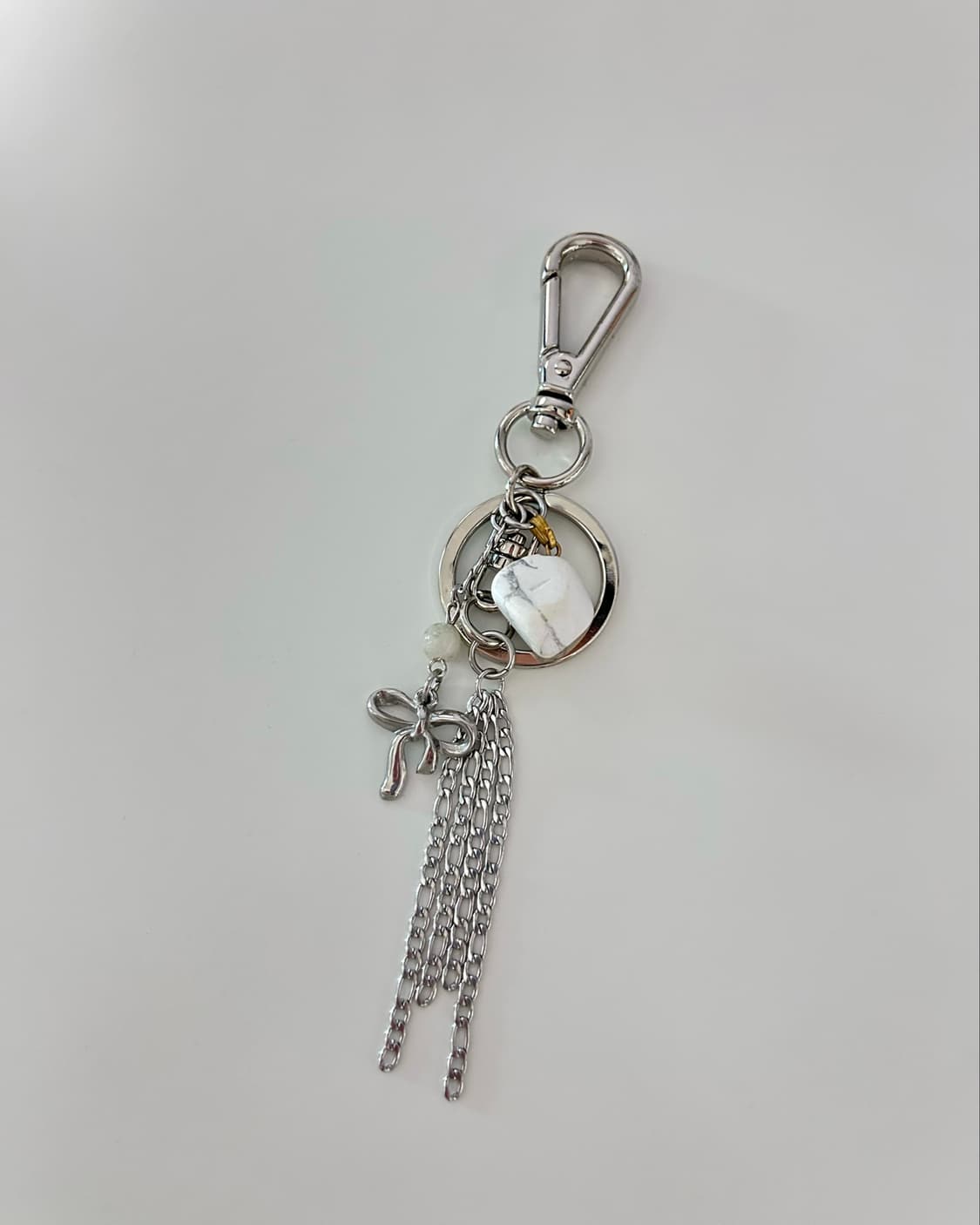 White stone keyring 상품이미지2