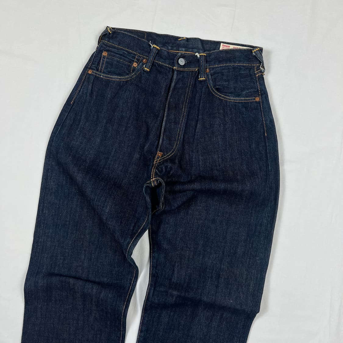 에비수 evisu no.2 핑크 빅로고 셀비지 데님팬츠 청바지 상품이미지4