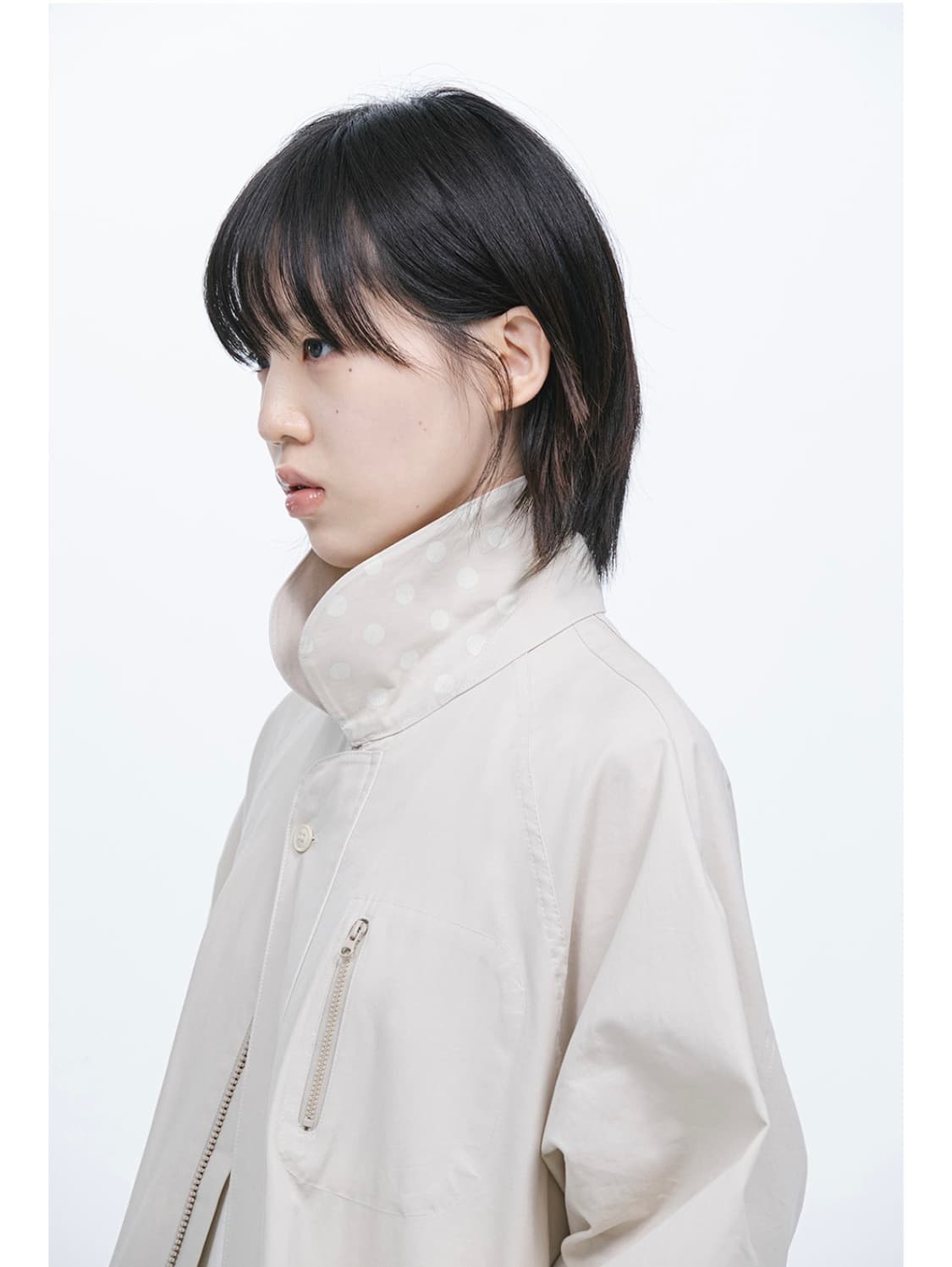 오헤시오 트렌치코트 점퍼 trench collar jumper 상품이미지7
