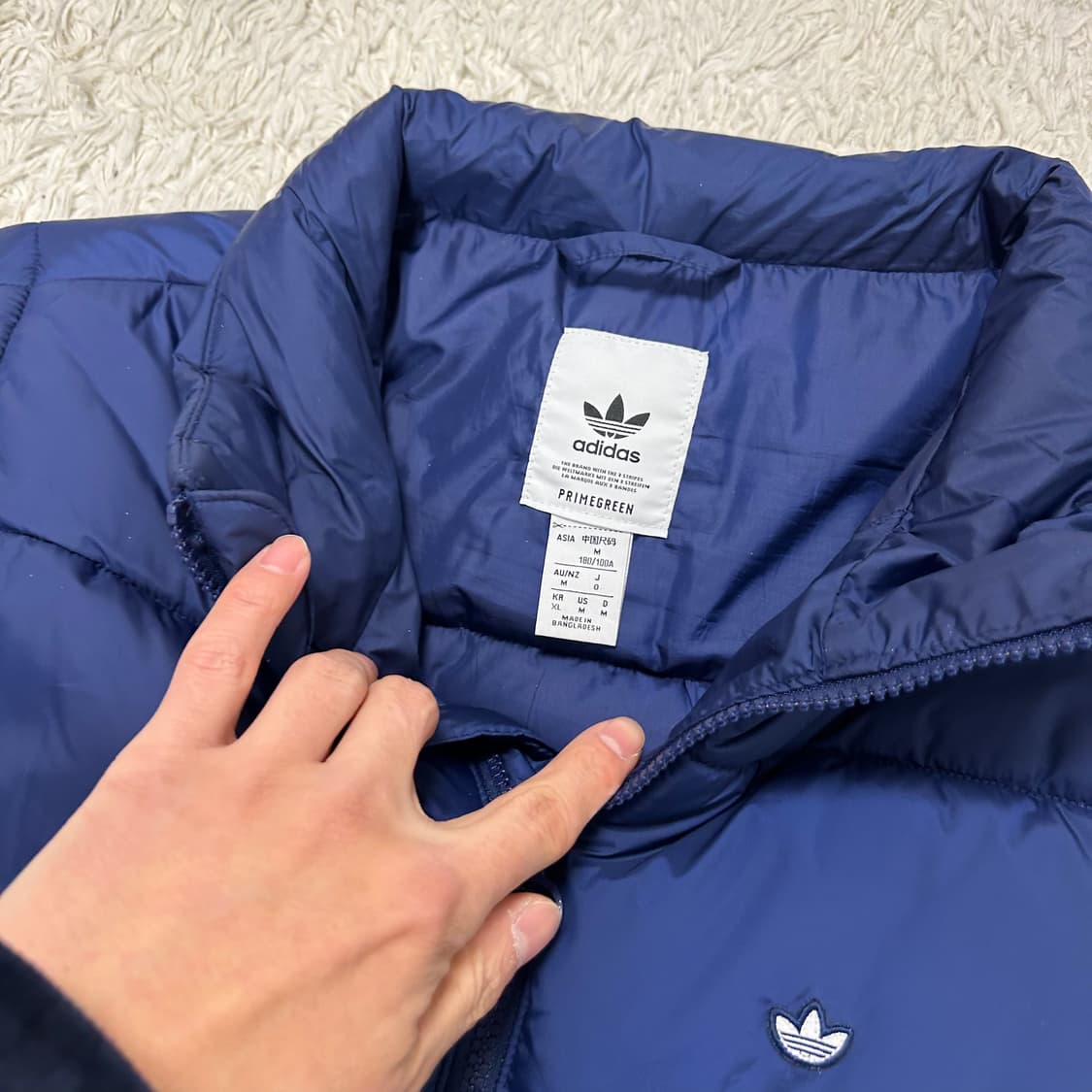 Adidas Navy Firebird Padded Vest 상품이미지6