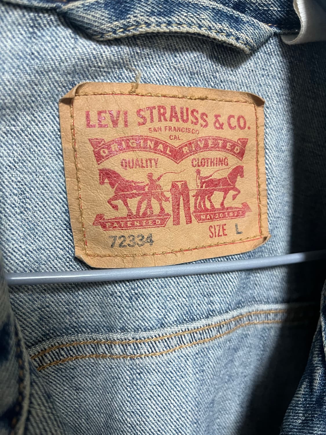 리바이스 72334  데님자켓 상품이미지4