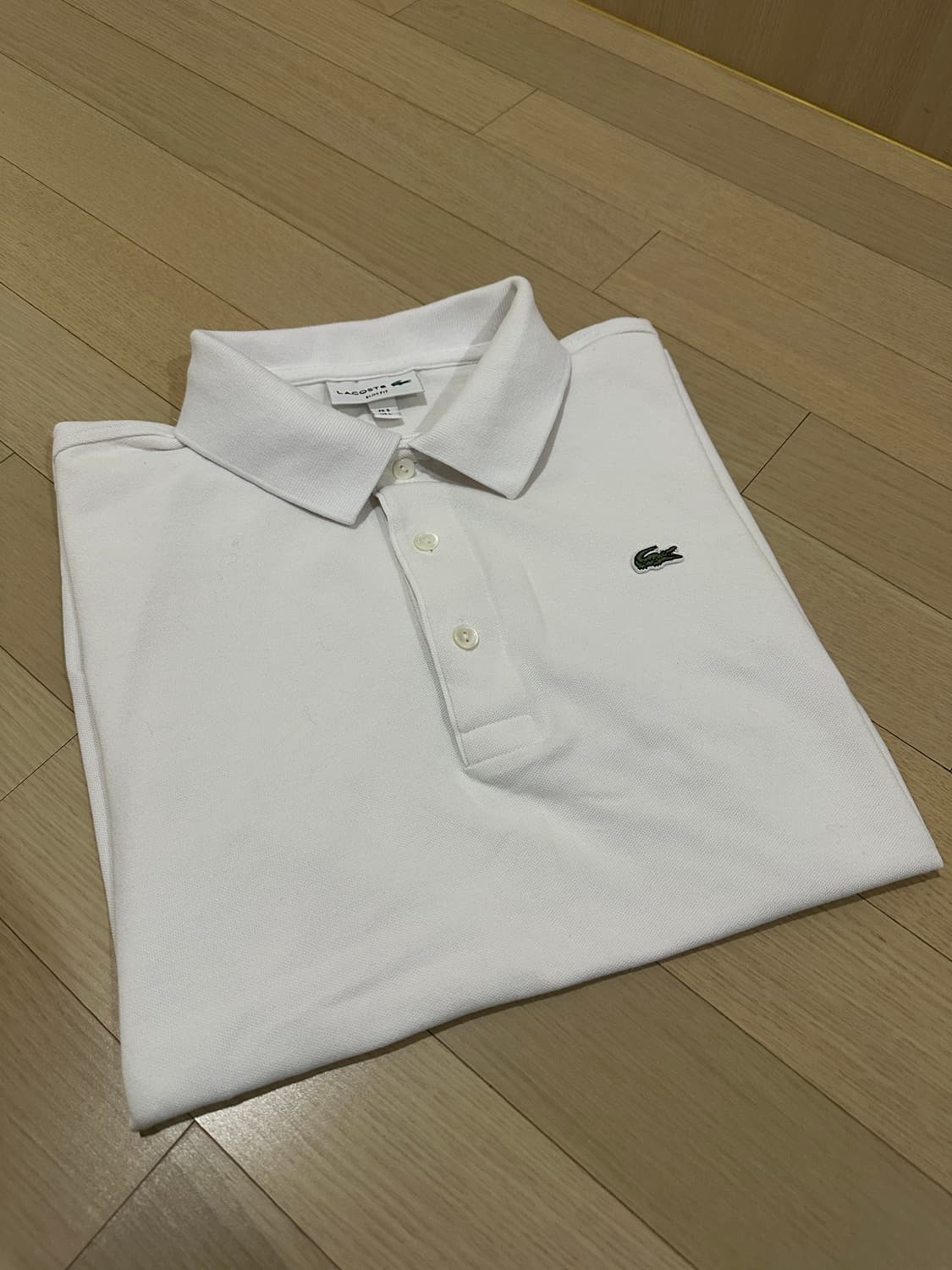 라코스테 카라티 슬림핏 105 (US L) 화이트 상품이미지1
