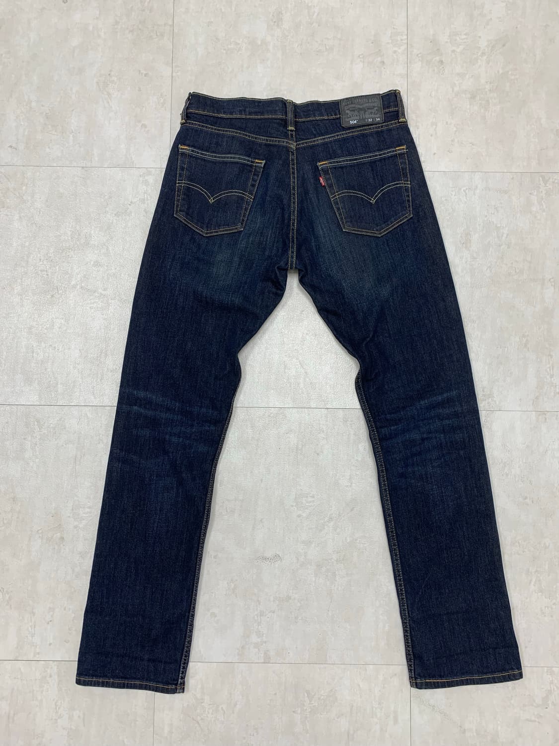 리바이스 504 중청 블루워싱 스트레이트진 상품이미지2