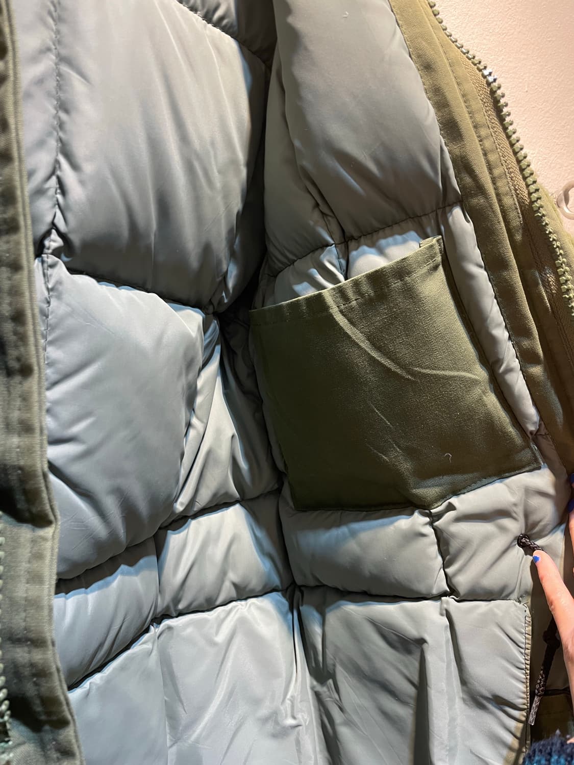 빈티지 Arctic 코튼 다운 야상 파카 상품이미지4