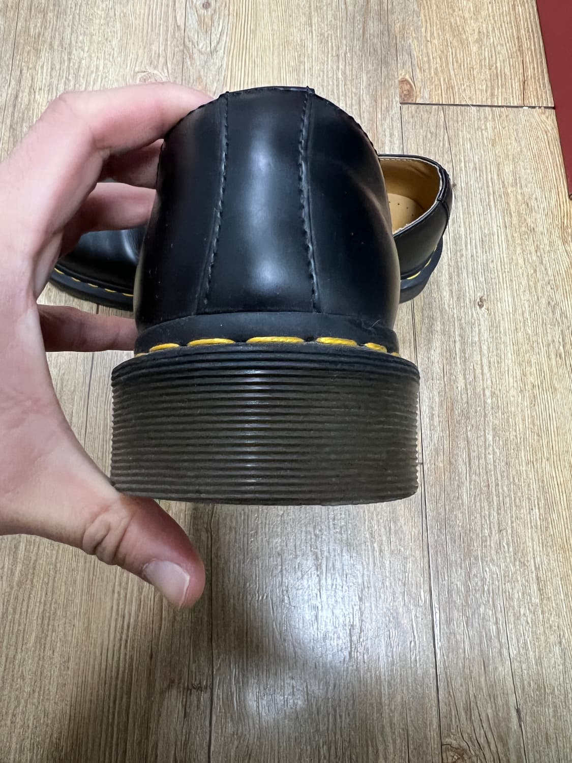 택포14) 닥터마틴 1461 스무스 블랙 UK7 260 상품이미지4