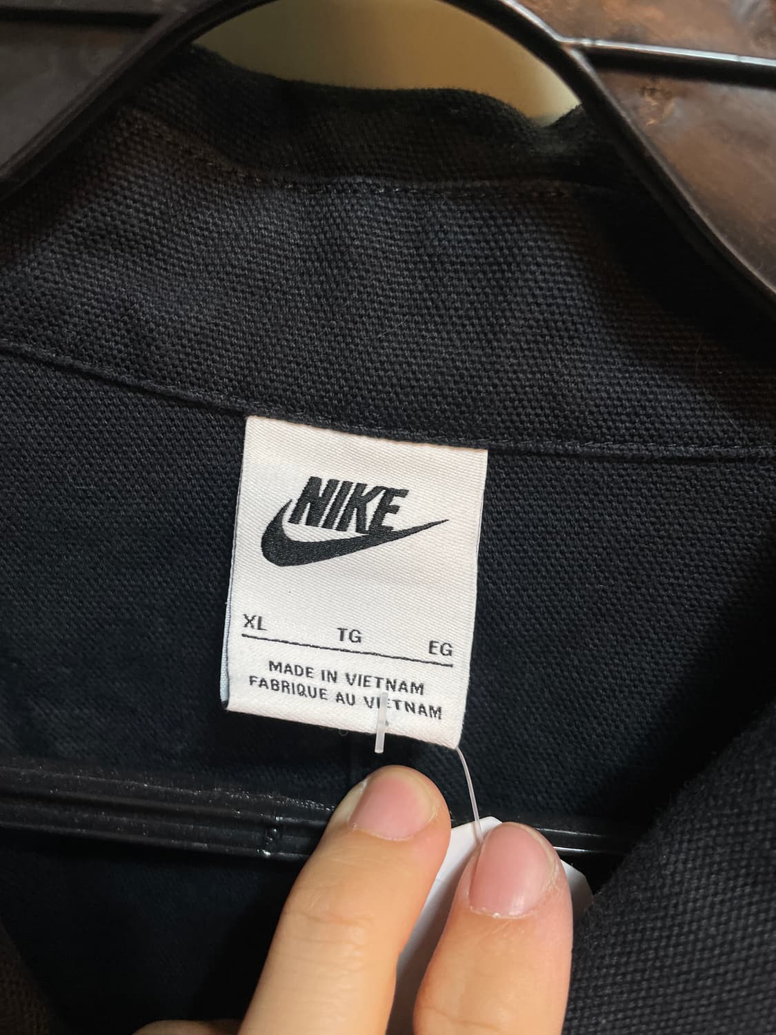 나이키 라이프 초어 코트 블랙 상품이미지8