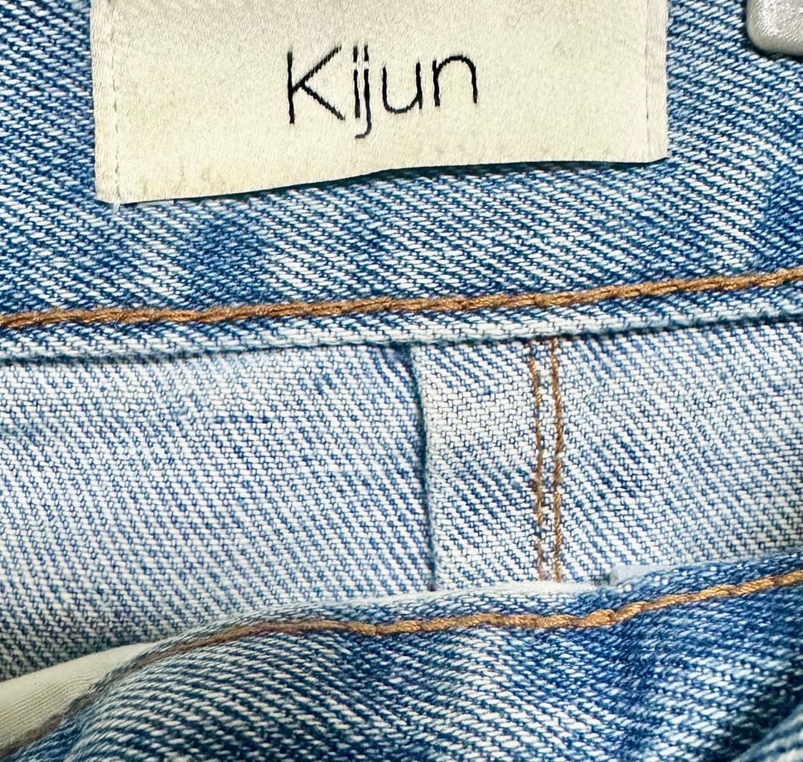 기준 kijun 구겐하임 데님 미디 스커트 L 상품이미지4