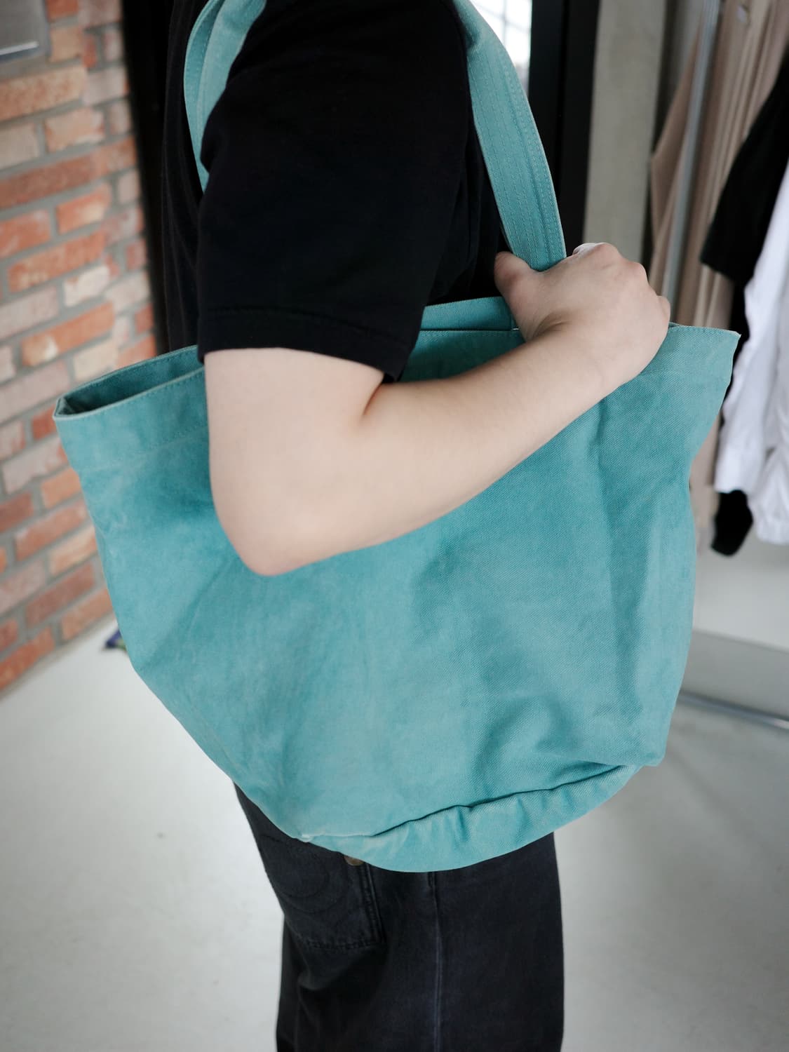 Kapital 캐피탈 캔버스 토트백 상품이미지2