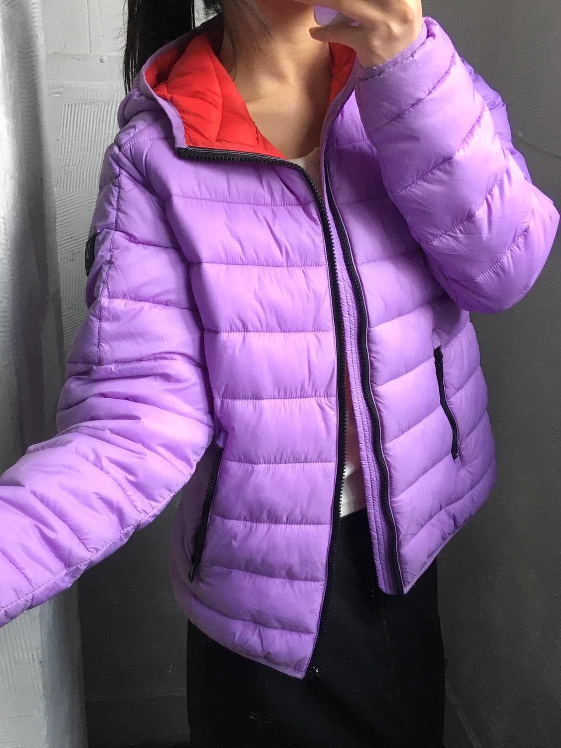 Diesel 디젤 퍼플 다운 자켓 상품이미지2