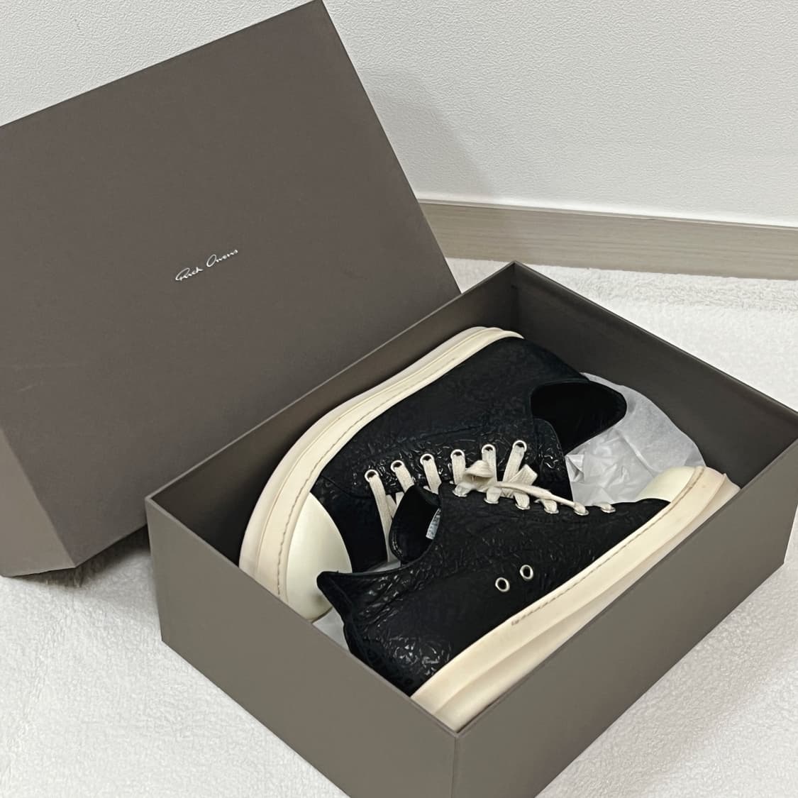 릭오웬스 17SS 컨버스 라몬즈 로우 LLUP 상품이미지5