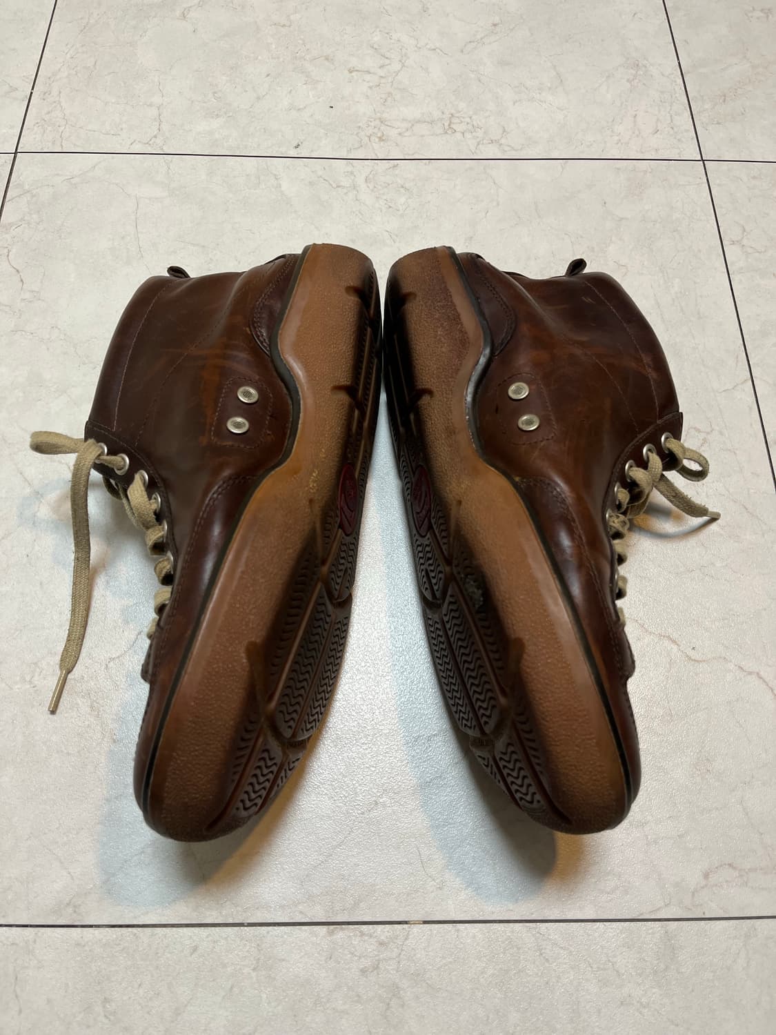 캠퍼 브라운 레더 부츠 42 상품이미지1