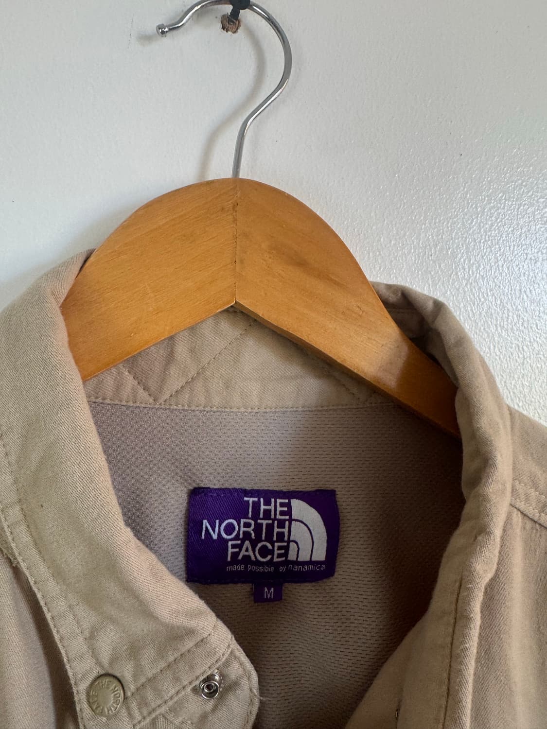 노스페이스 퍼플라벨 by나나미카 윈드셔츠 M사이즈. 상품이미지6
