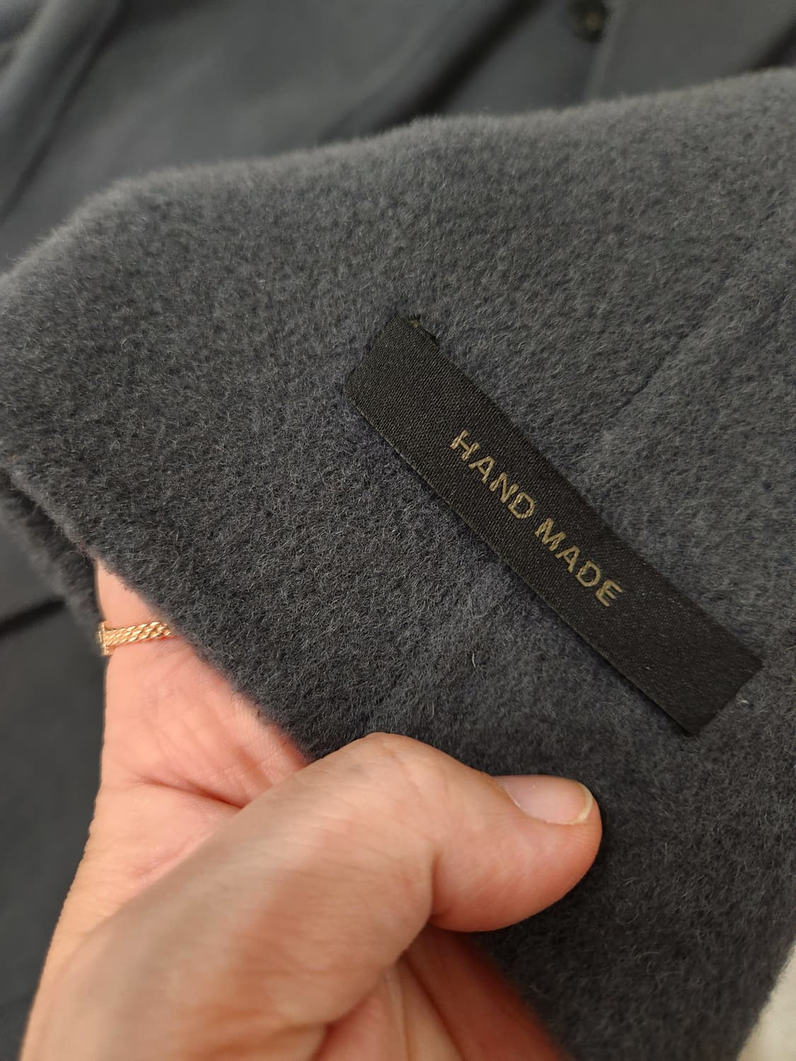 나이스클랍 핸드메이드 울캐시코트 상품이미지5