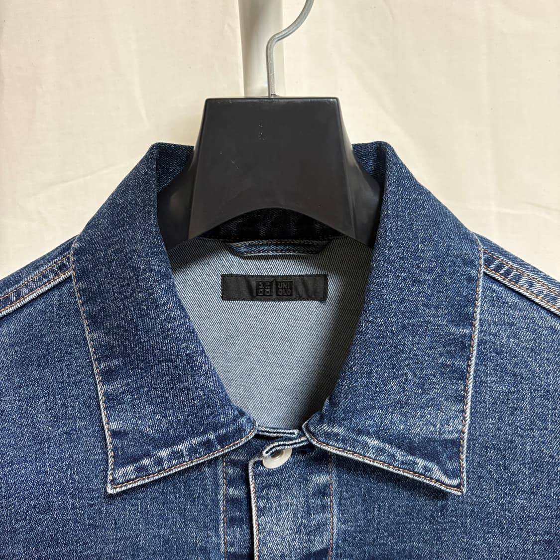 유니클로 1세대 데님 트러커 자켓 / 중청, L 상품이미지4