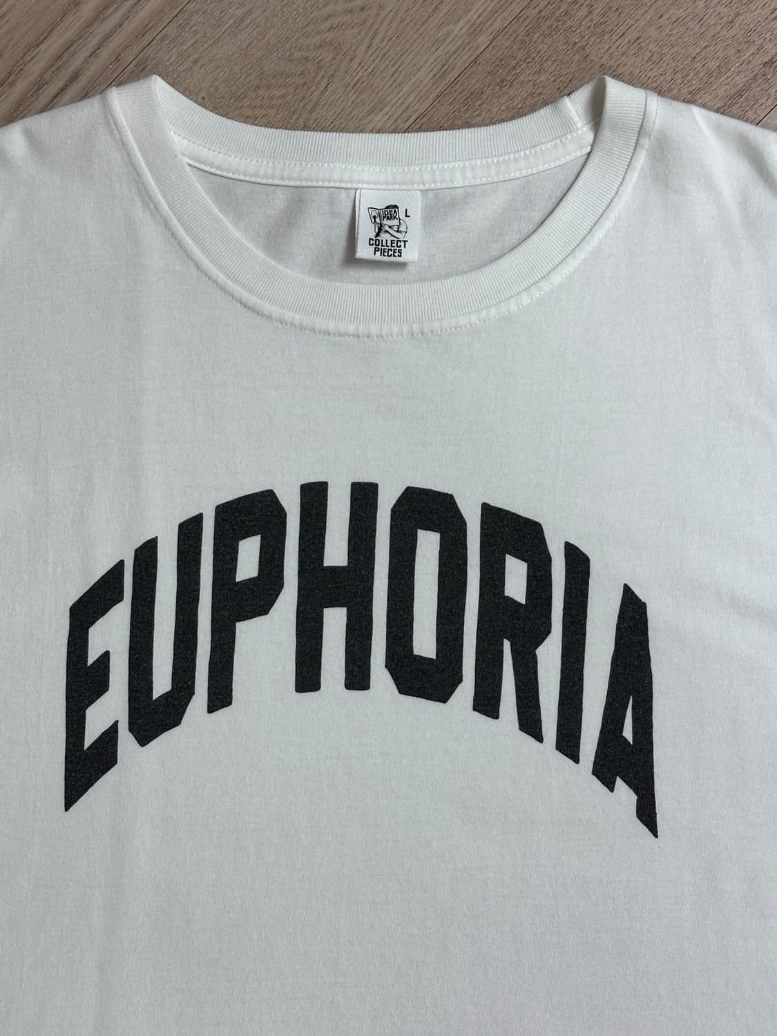 컬렉트피시스 EUPHORIA 반팔 티셔츠 화이트 L 사이즈 상품이미지3