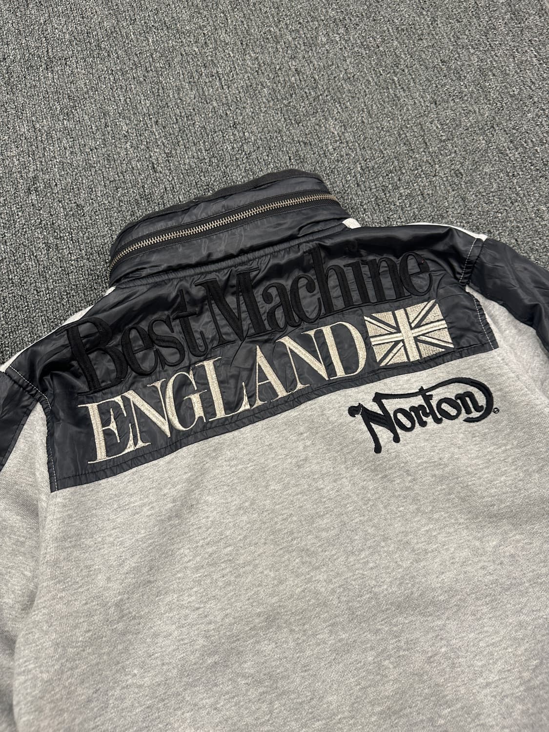 M) NORTON 노턴 빈티지 져지 집업 자켓 상품이미지8