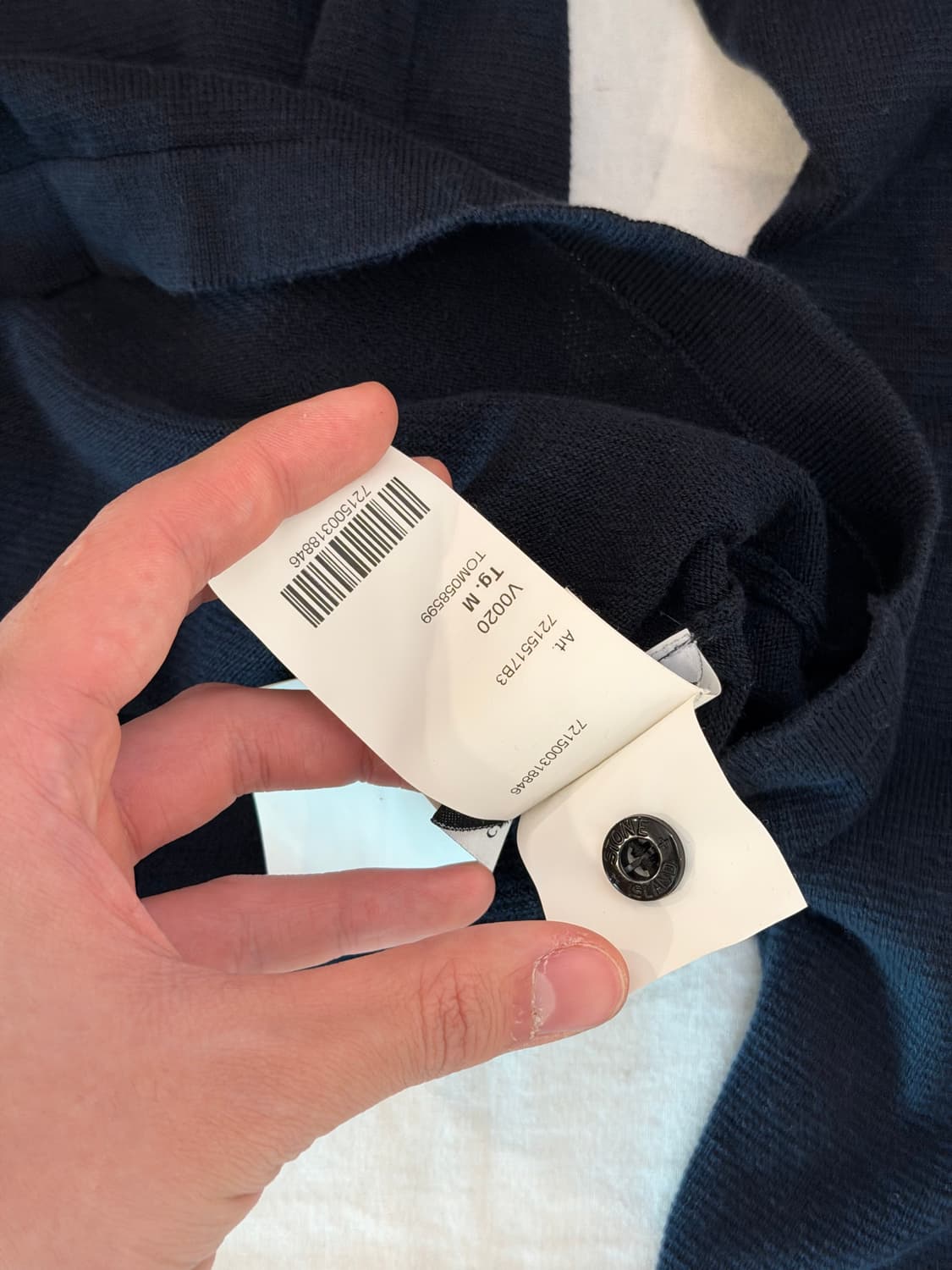 스톤아일랜드 20ss 와플 니트 롱슬리브 상품이미지6