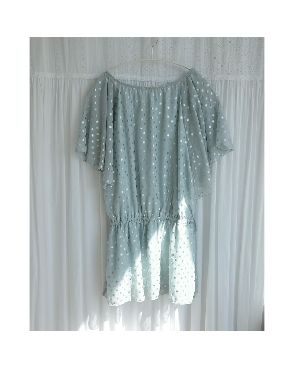 Mint dot blouse 상품이미지4