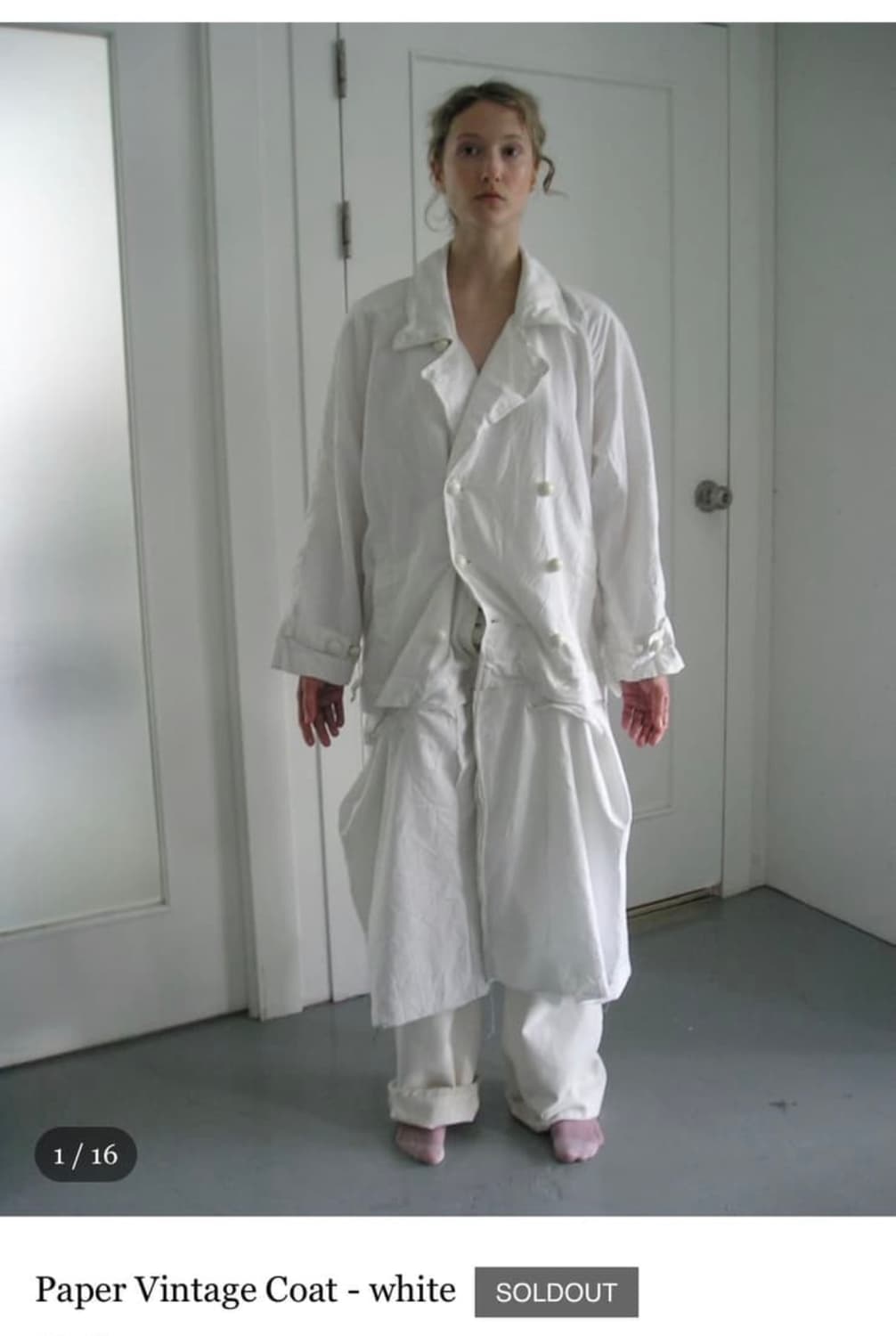 에옹쓰 Paper vintage coat 상품이미지1