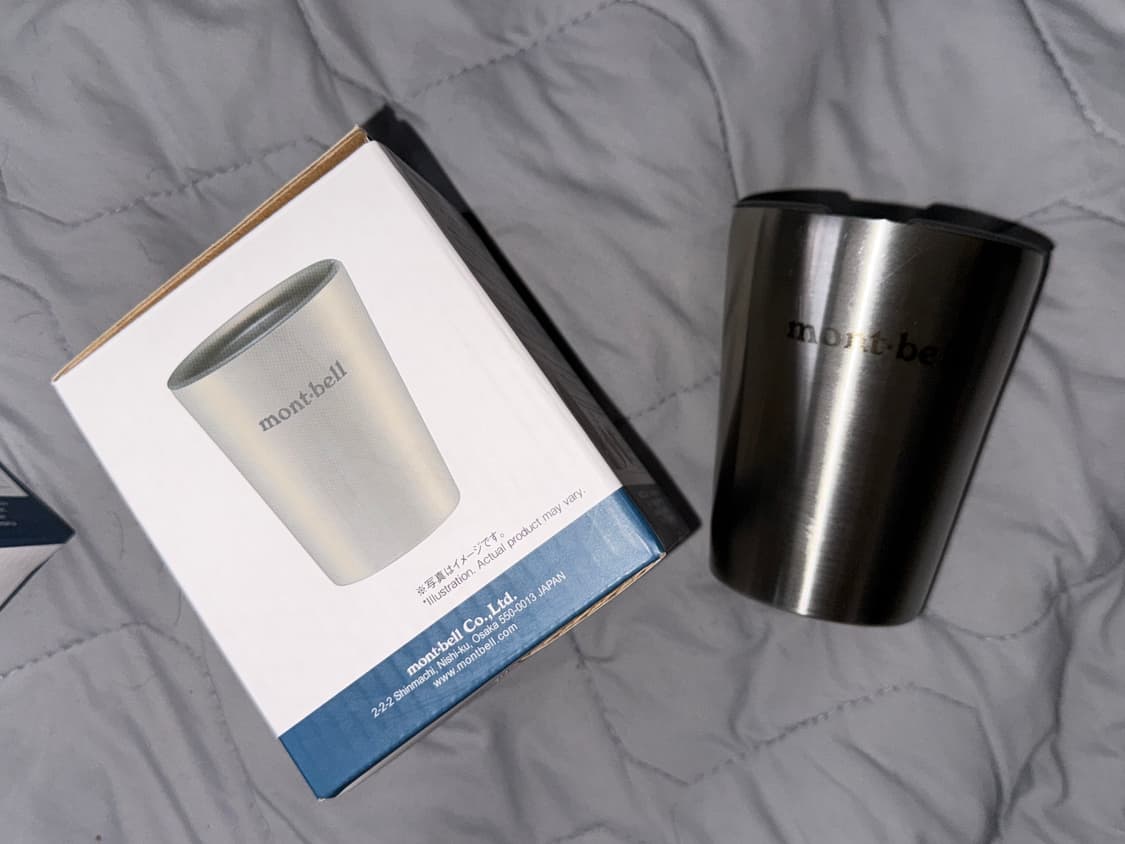 몽벨 스텐 써모컵 250  2개 일괄 상품이미지1