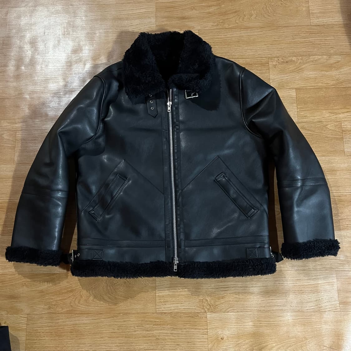 [107] 도프제이슨 비건 무스탕 자켓 상품이미지3