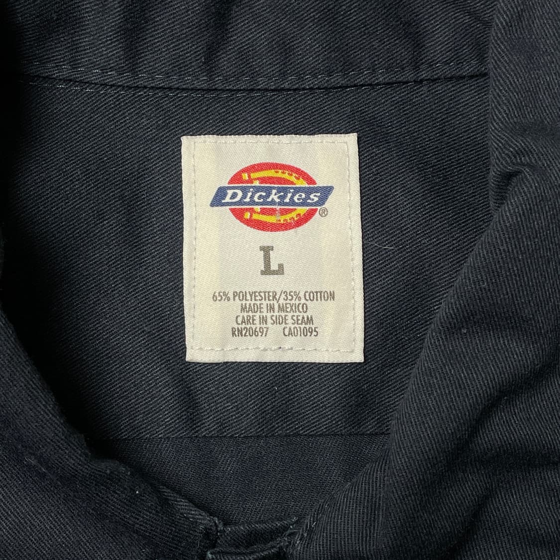 DICKIES 디키즈 빈티지 네이비 플랩포켓 반팔 워크셔츠 A01048 상품이미지9