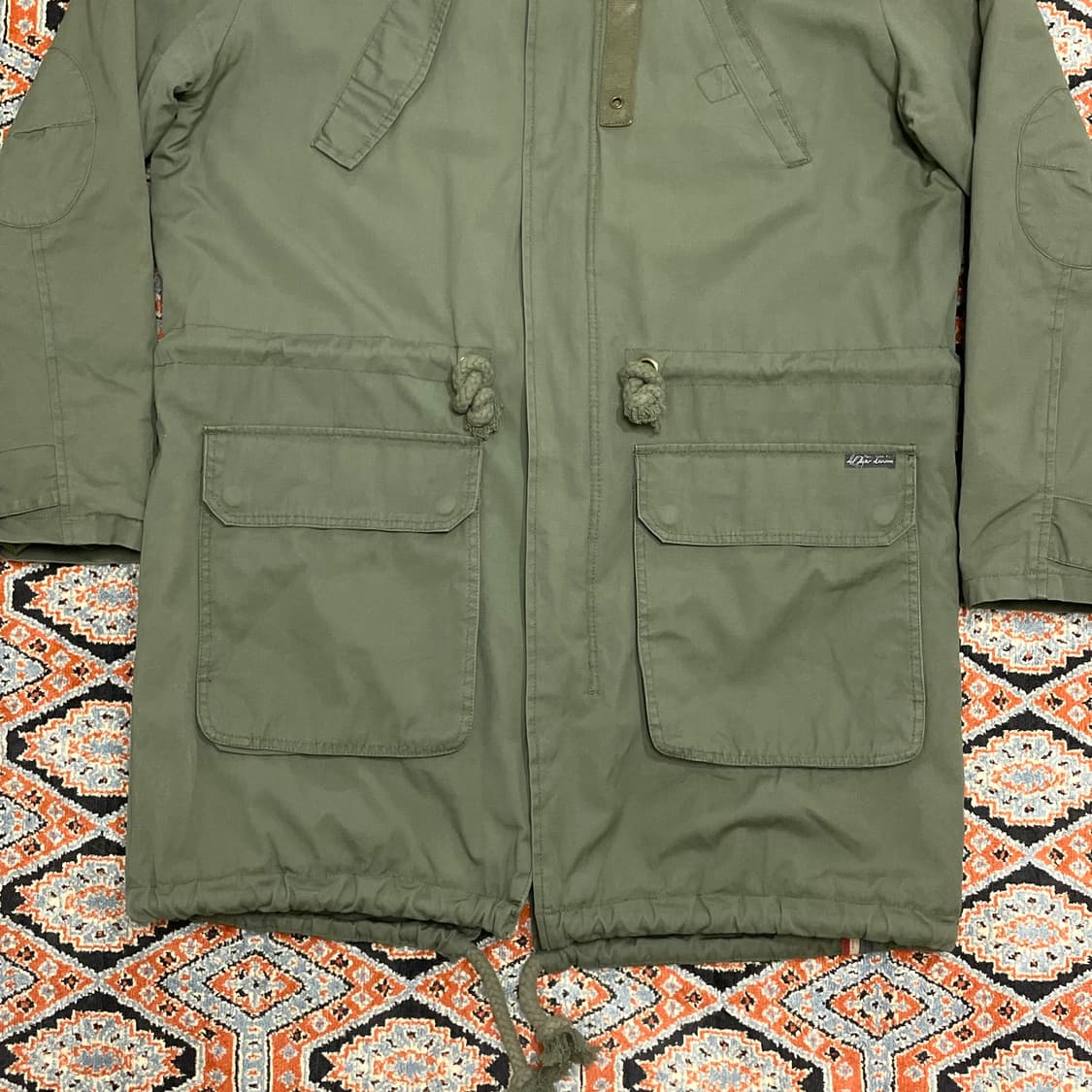 타미힐피거데님 카키 롱 야상점퍼 남성L 상품이미지3