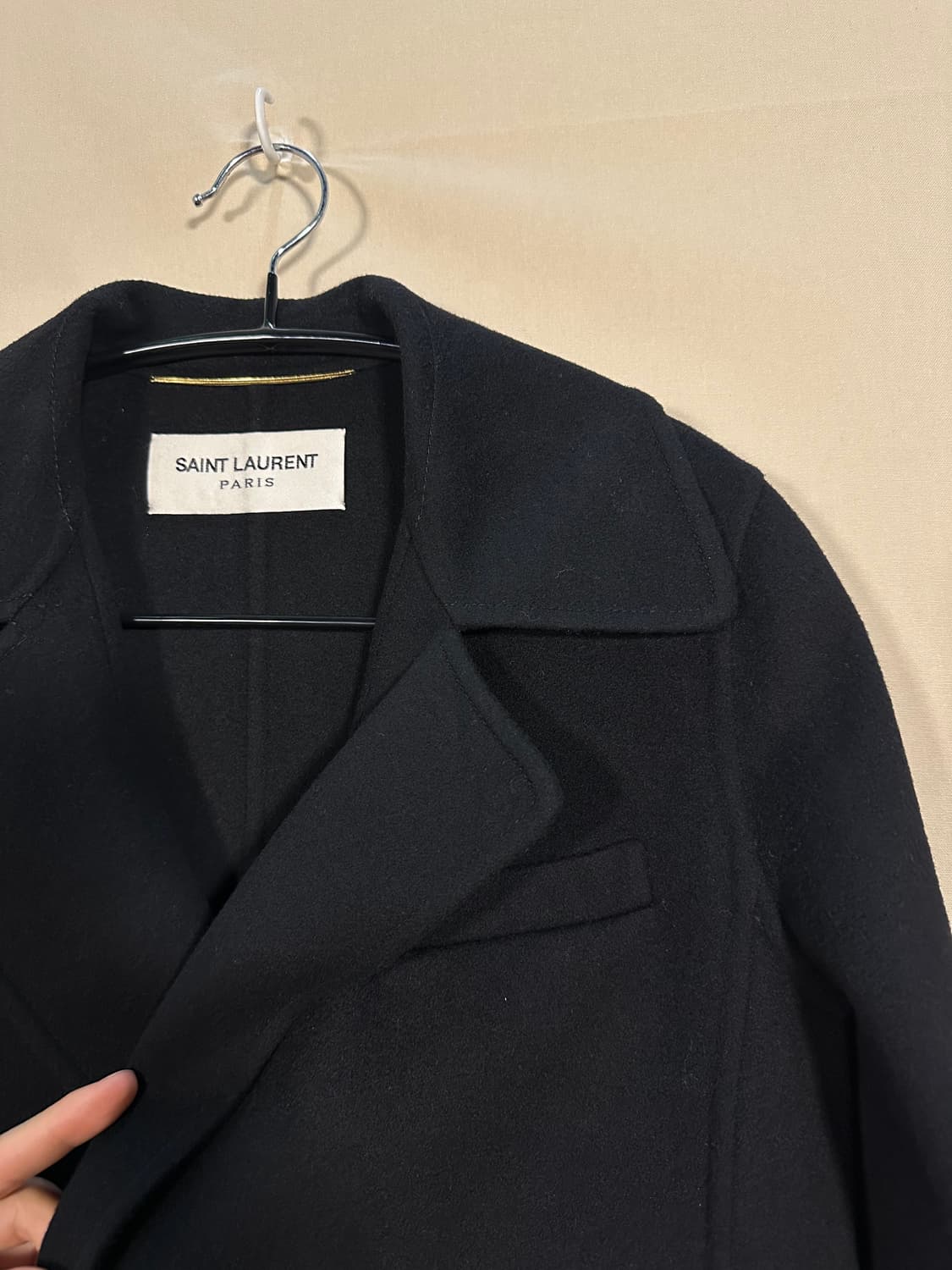 생로랑 캐시미어 울 코트 처분  상품이미지3