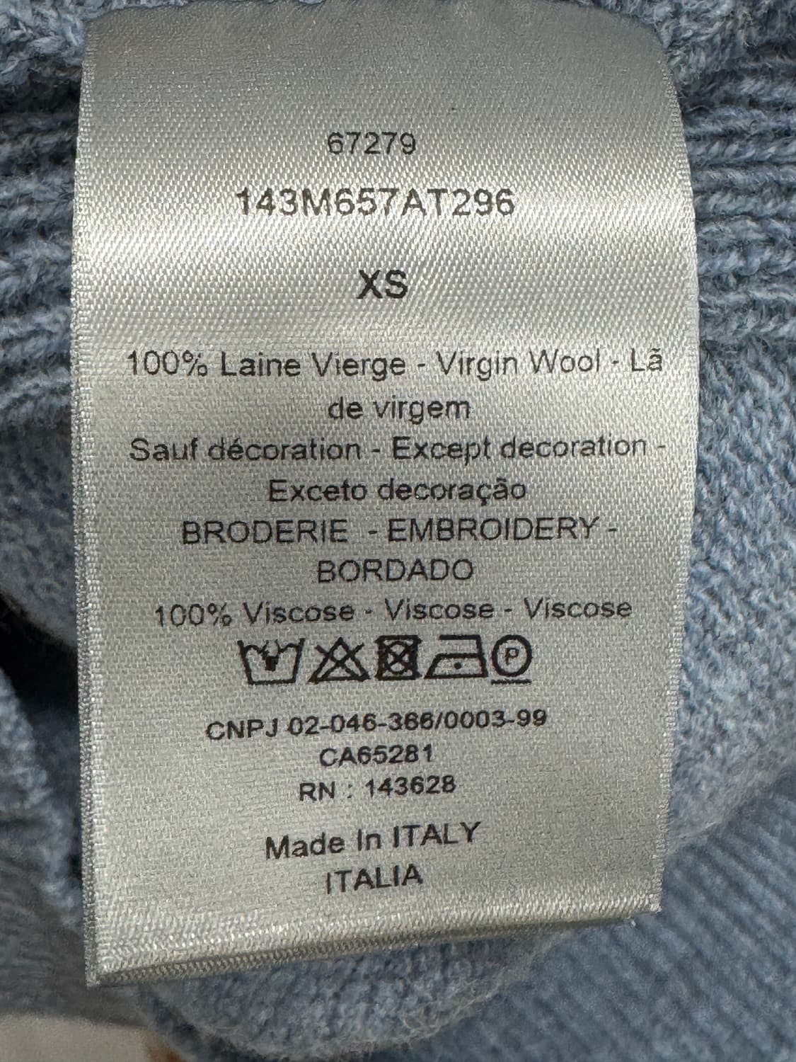 디올 피터 도이그 니트 XS  상품이미지3