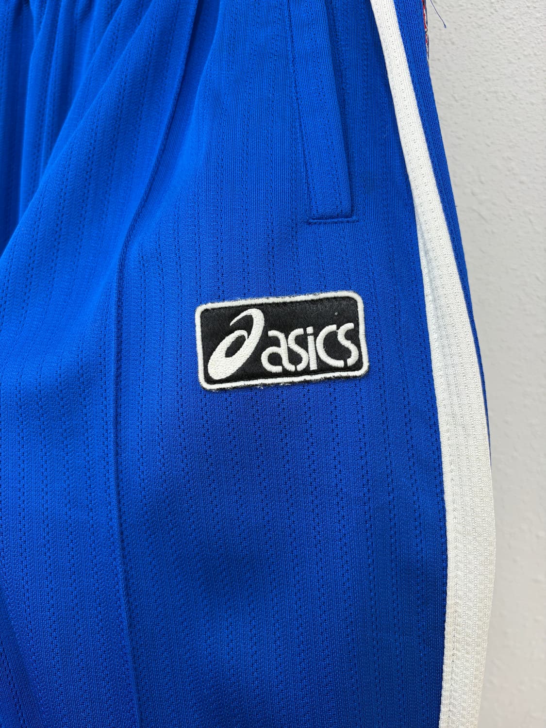 아식스 블루 87 넘버링 사이드라인 트레이닝 팬츠 상품이미지3