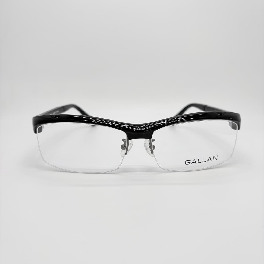 GALLAN 블랙 반무테 고글 안경 상품이미지3