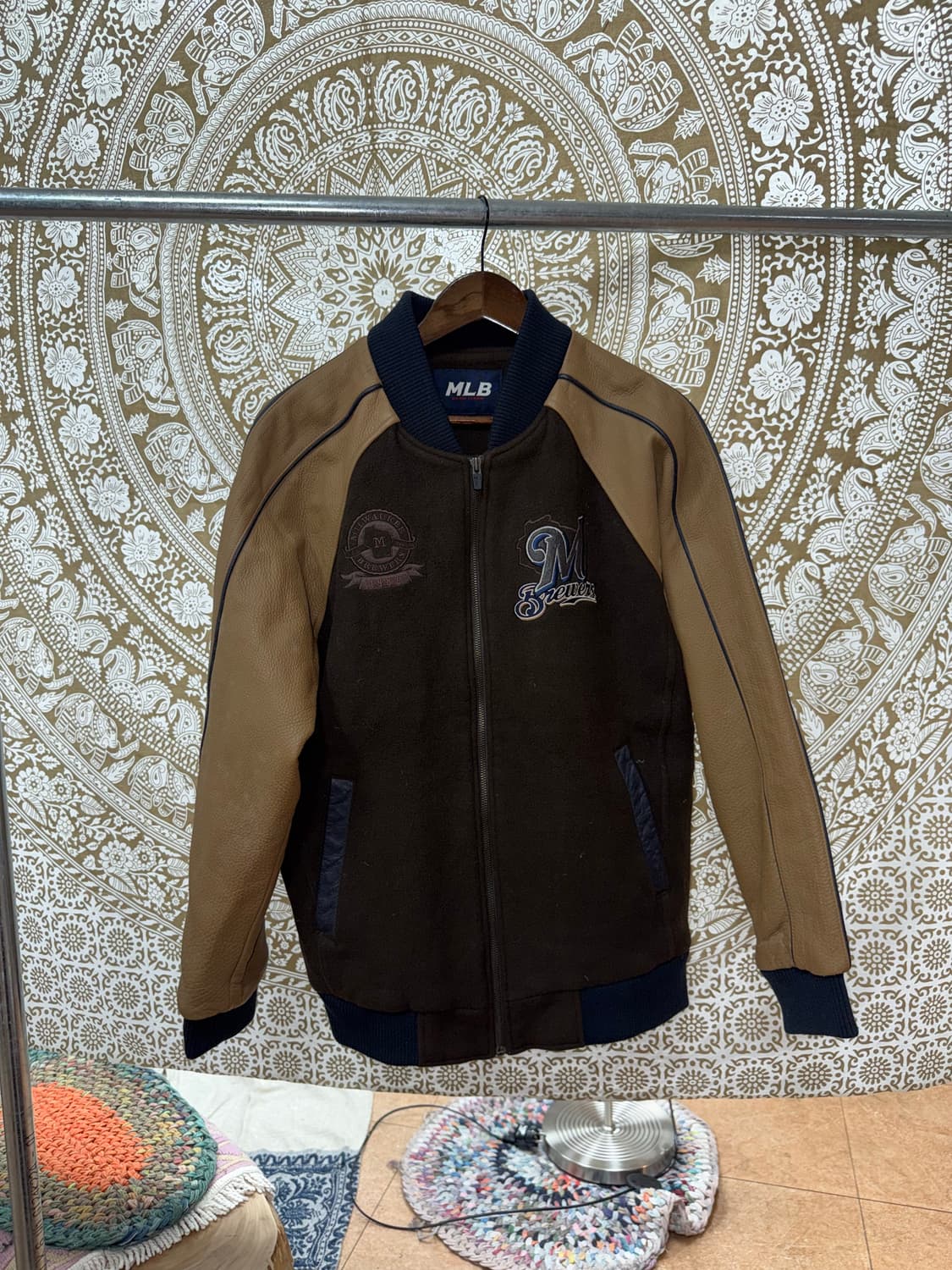 엠엘비 밀워키브루어스 바시티자켓  상품이미지3