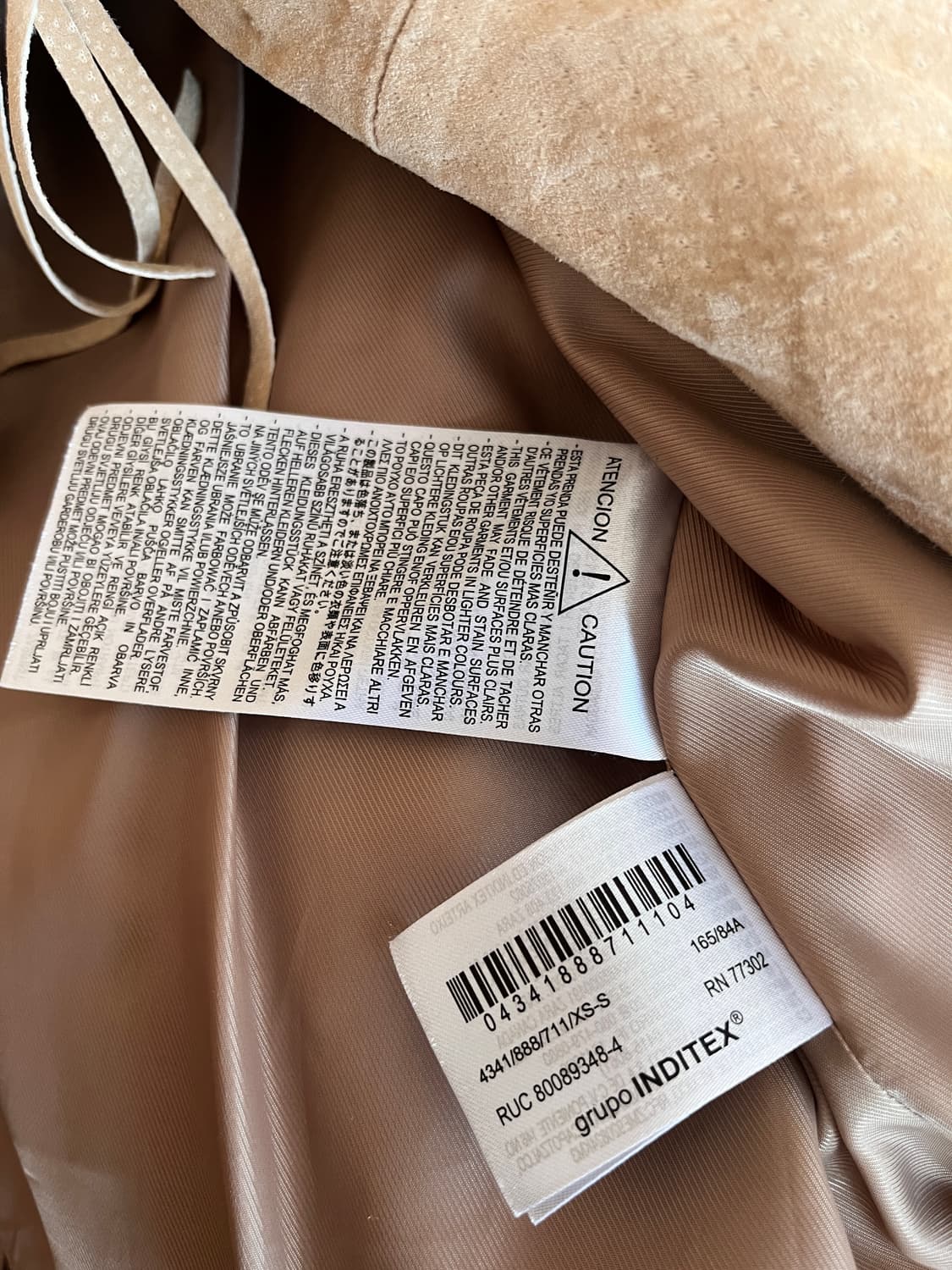 ZARA 자라 스웨이드 프린지 자켓 상품이미지4