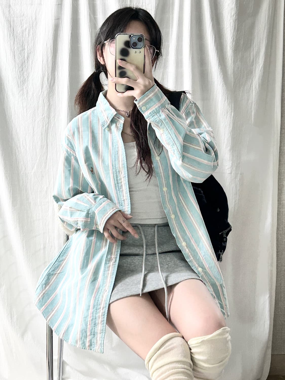 폴로 멀티포니 스트라이프 셔츠 상품이미지3