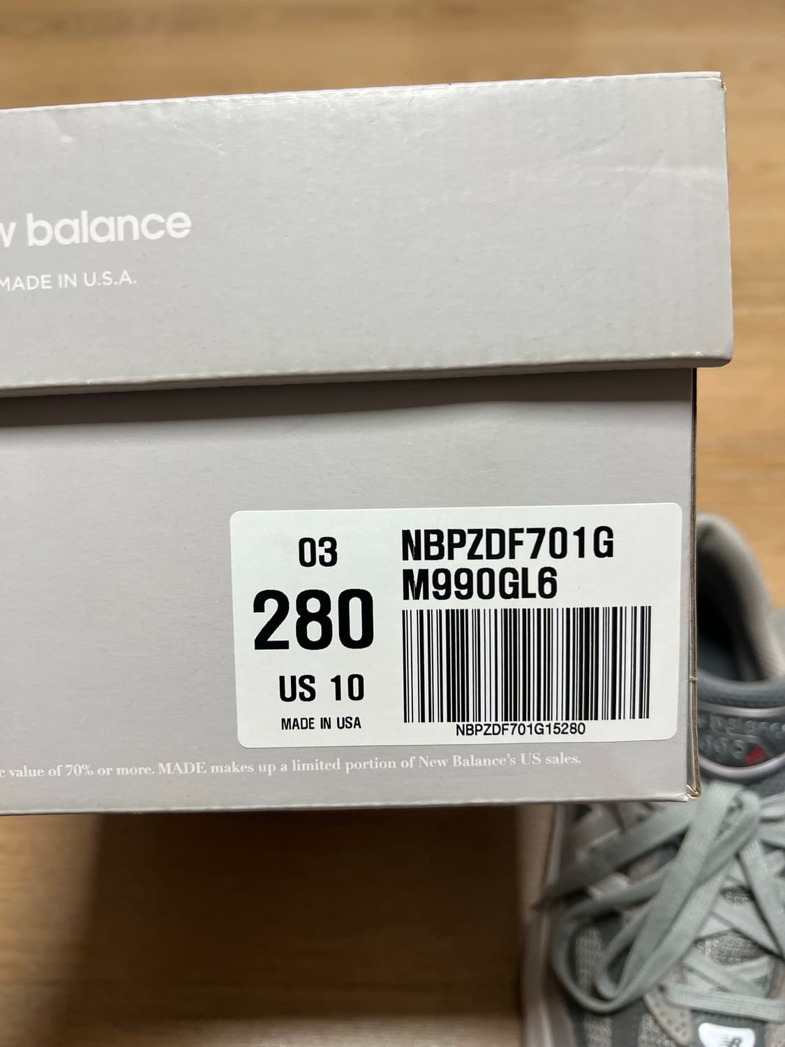 뉴발란스 990v6 상품이미지3