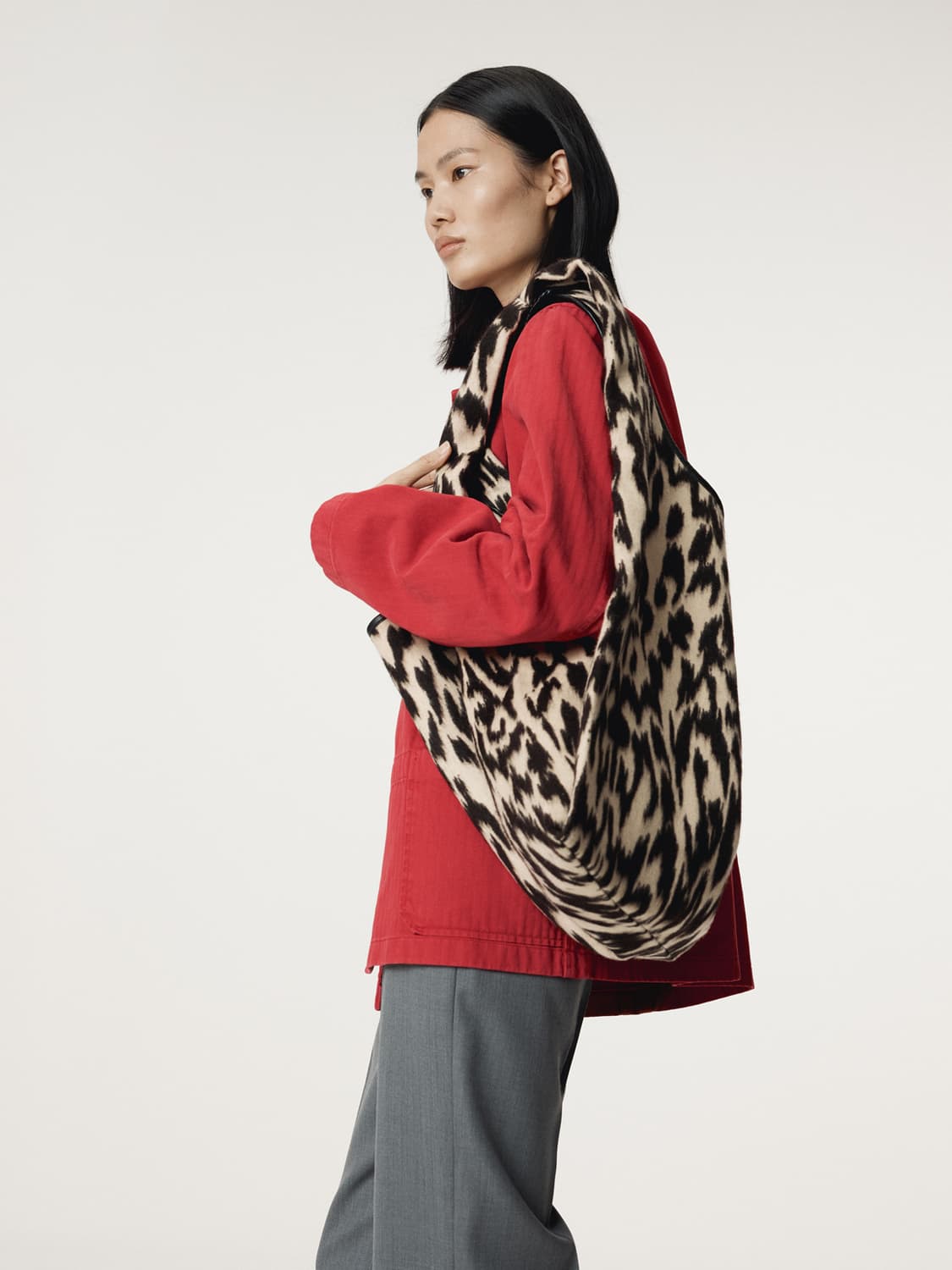 렉토 RECTO 가먼트 다이 워크 자켓 레드 상품이미지4