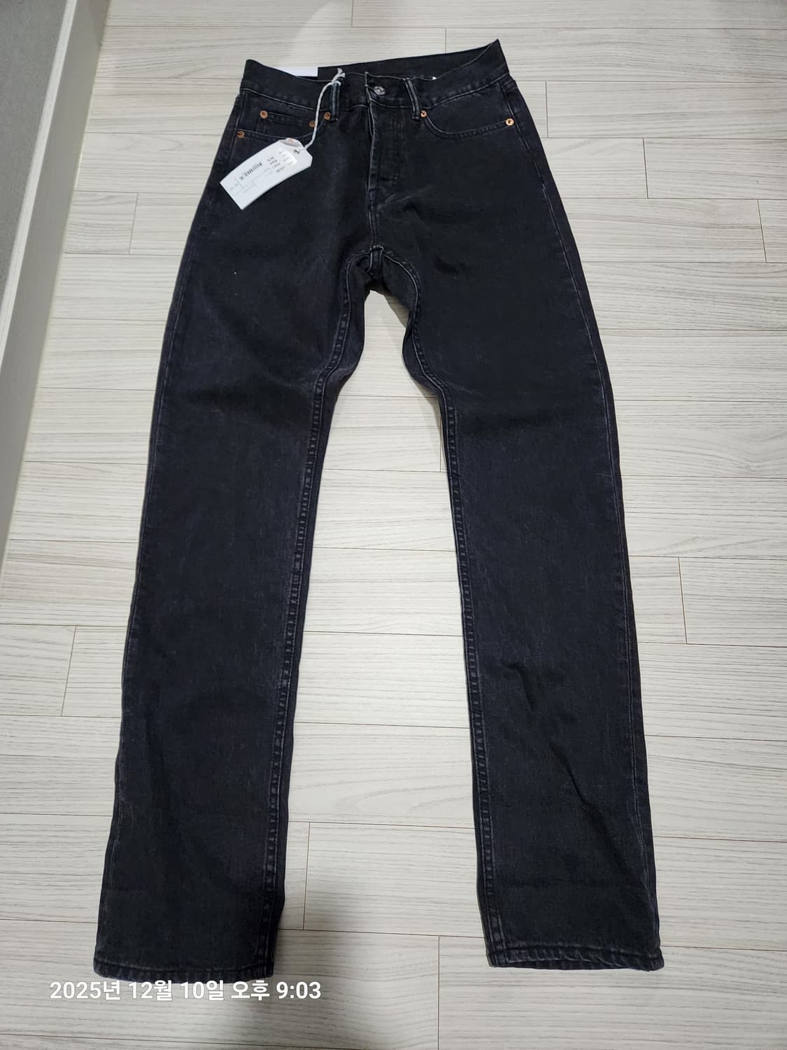 (새상품)아워레가시 퍼스트컷 블랙 청바지 30/32 상품이미지3