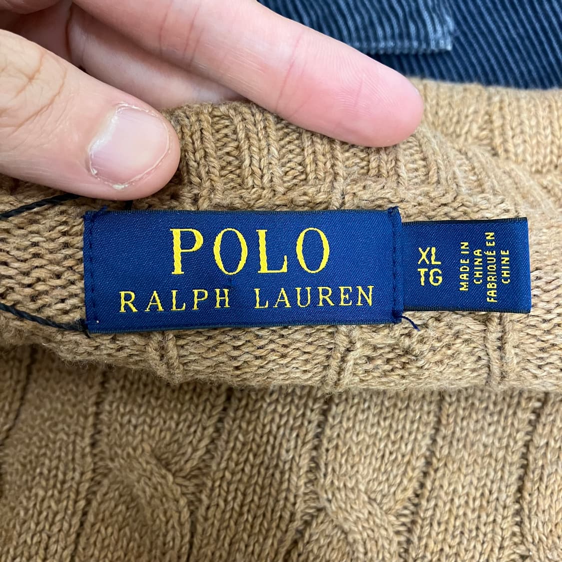 N109 폴로 꽈배기 케이블 니트 상품이미지3