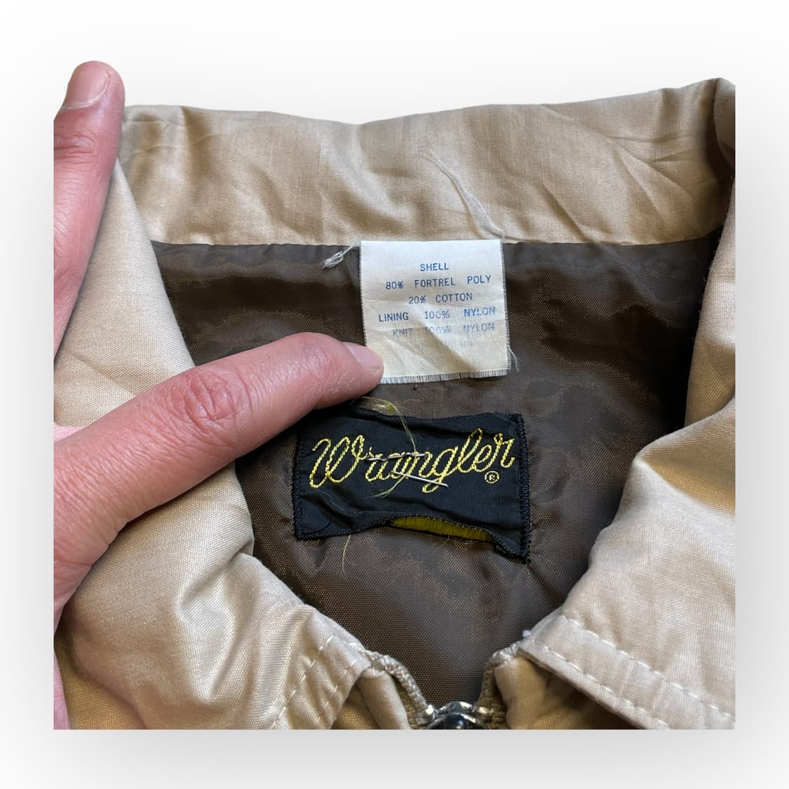 L)80's USA 랭글러 스윙탑 나일론 자켓 상품이미지8