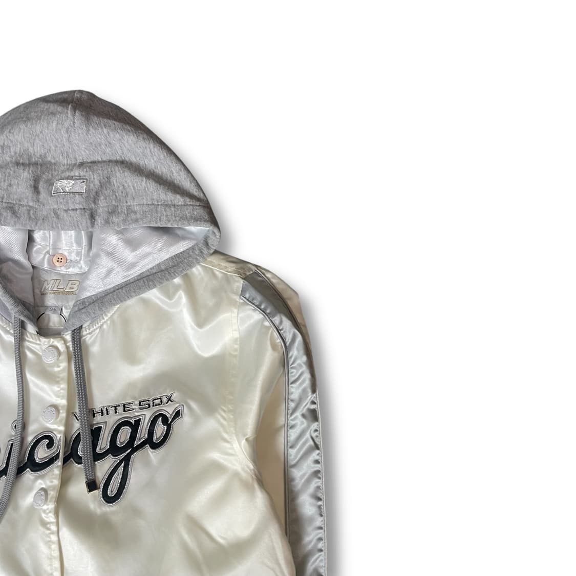 MLB 크림 후드 바시티 자켓 95 상품이미지2