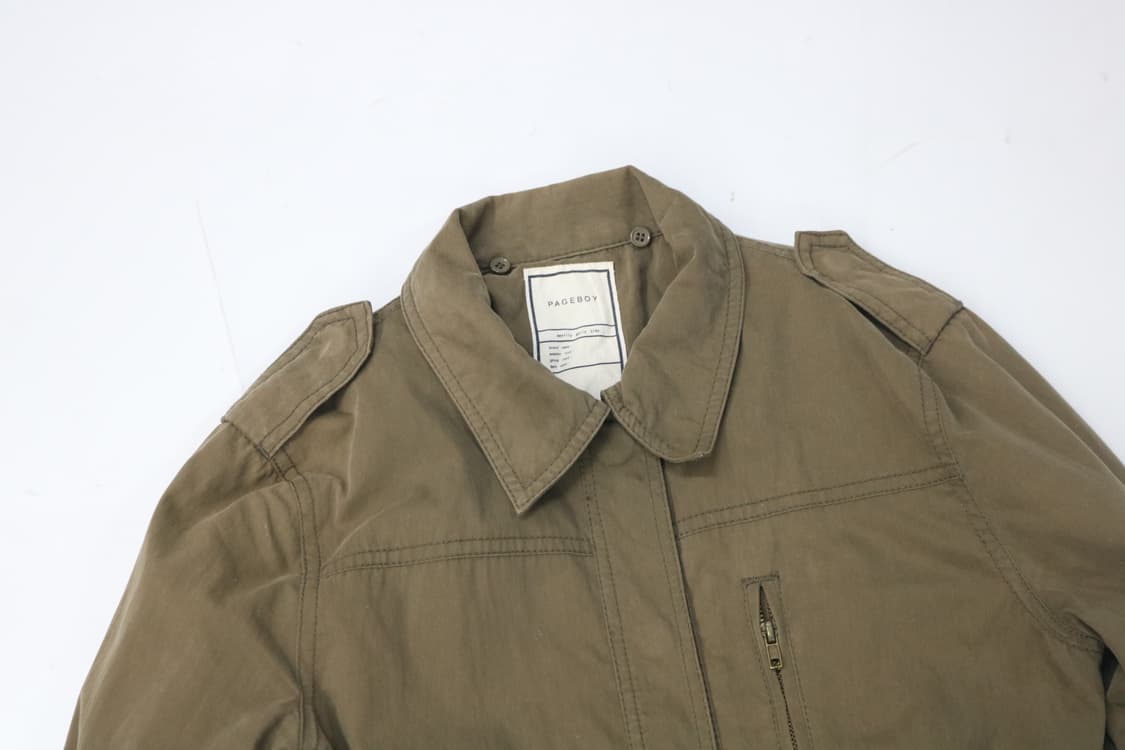 PAGEBOY 페이지보이 카키 빈티지 워크 자켓 상품이미지3