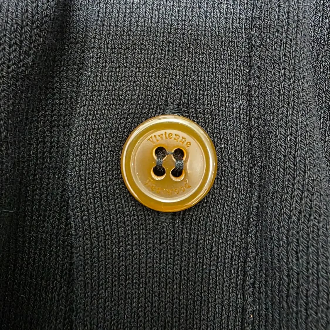 비비안웨스트우드 화이트라벨 블랙 가디건 100~105 상품이미지8