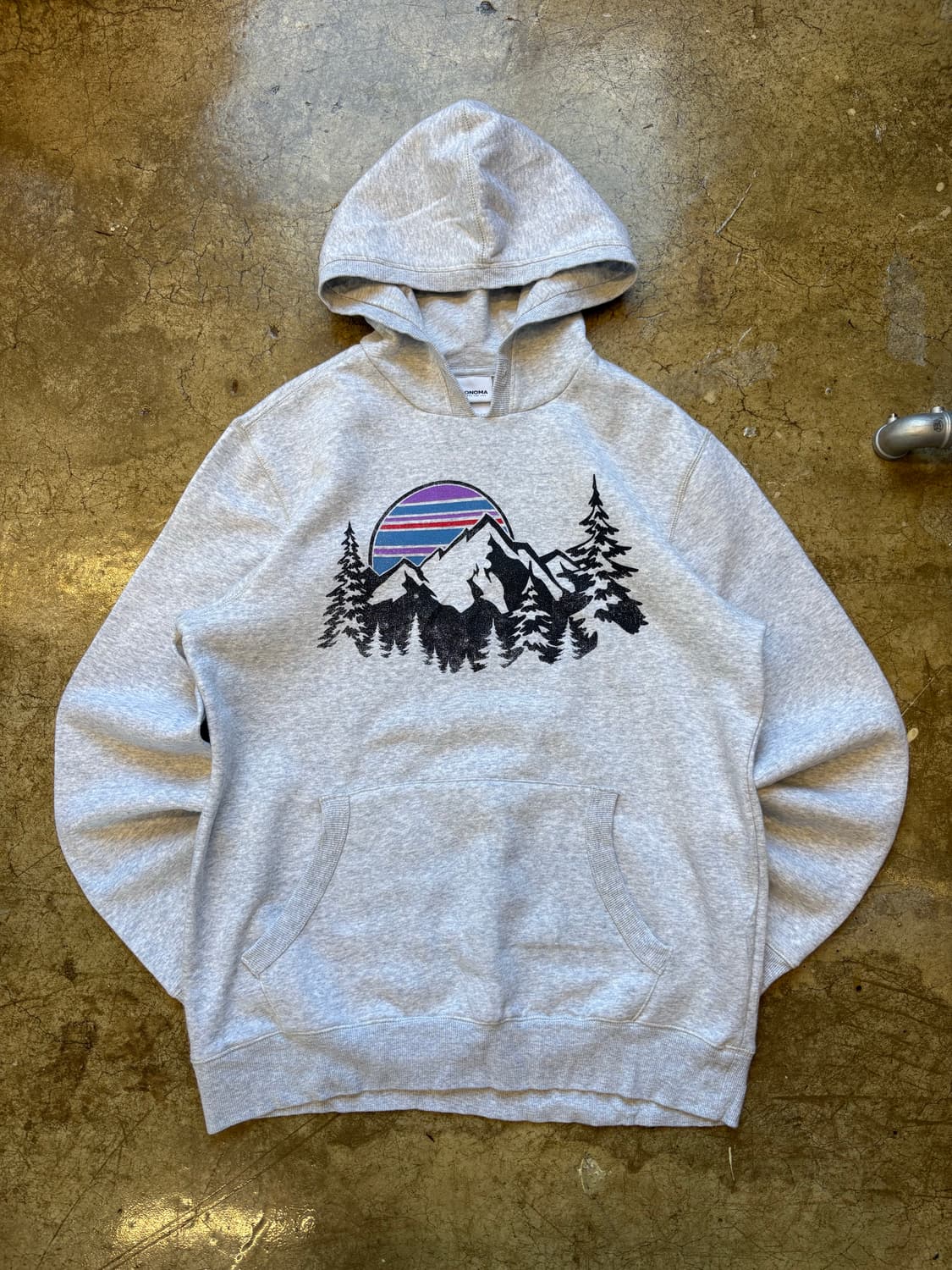 SONOMA 멜란지 그레이 후디 상품이미지1