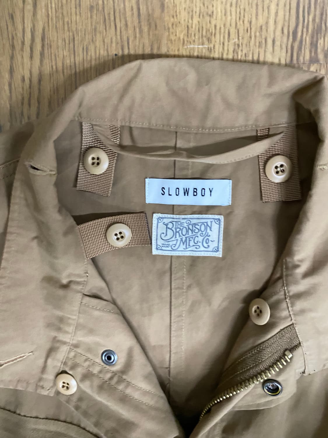 SLOWBOY 브론슨 베이지 야상 자켓 xl 상품이미지3