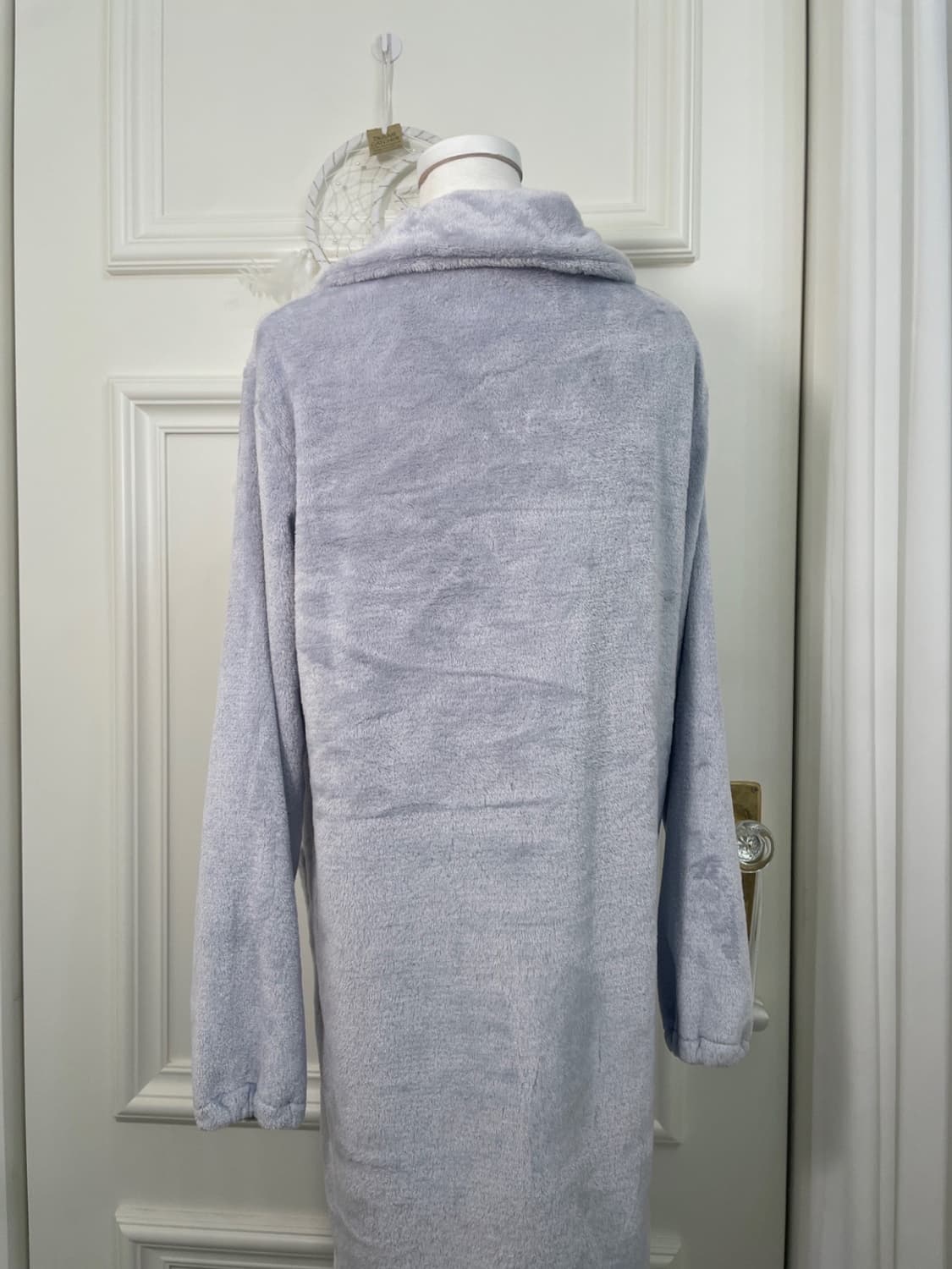 purple long pocket frill homewear 상품이미지4