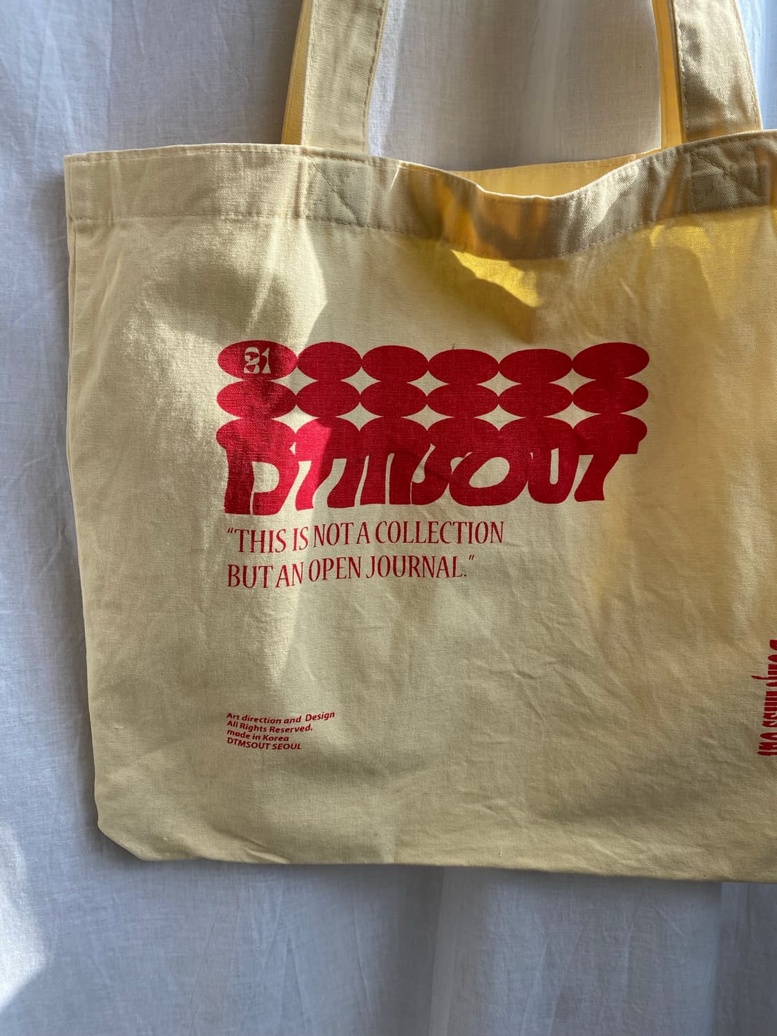 옐로우 에코백  상품이미지5