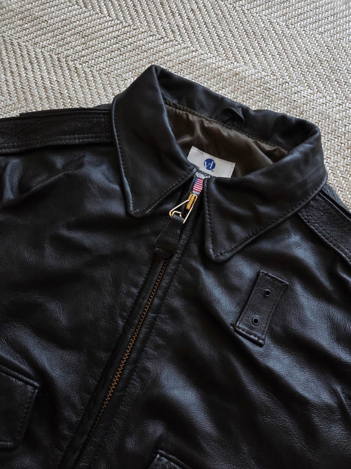 00s OG US 보더 패트롤 레더 듀티 자켓 상품이미지3