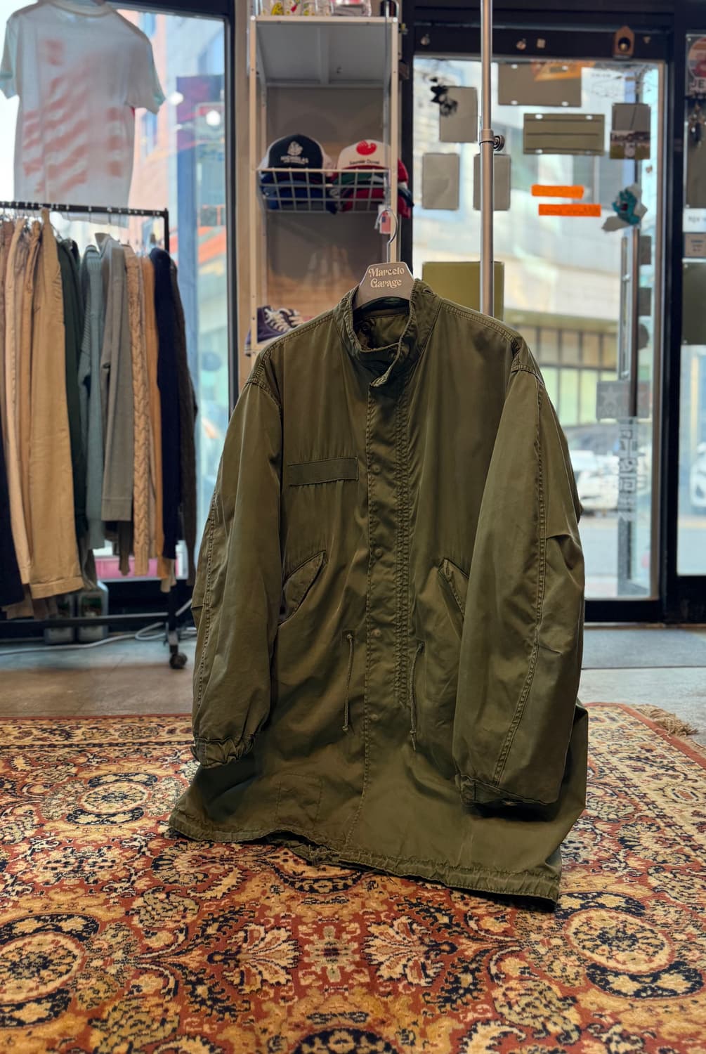 70s 미군 오리지널 야상 피쉬테일 파카 m65 S(M~XL) 527 상품이미지1